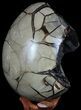 Septarian Dragon Egg Geode With Removable Section #57441-2
